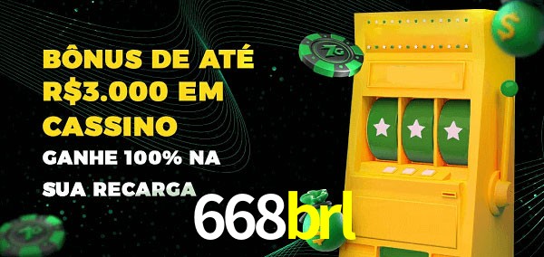 668brl melhor bônus de depósito